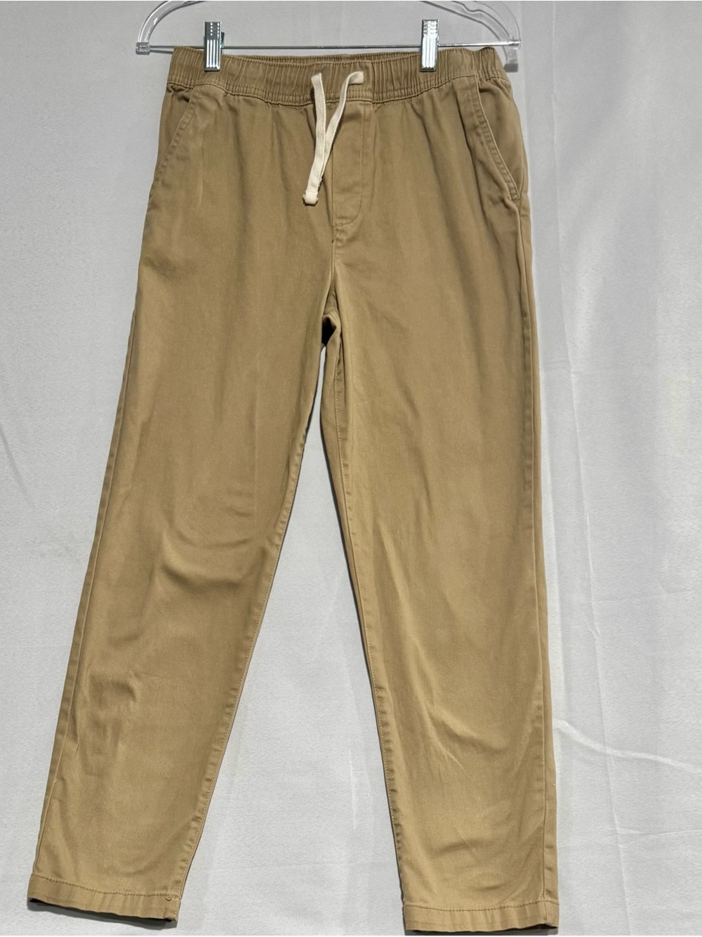 Wonder Nation Boys Khaki Pull-On Casual Jogger Pants Size XL 14-16 Cotton Blend